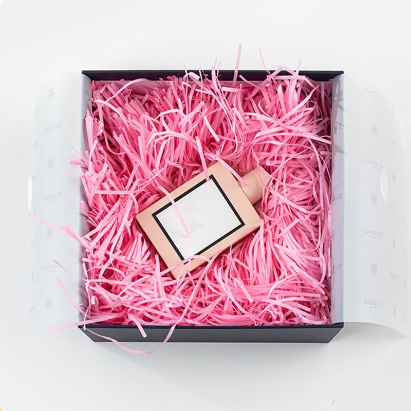 Lukdin Multicolor Recyclable Paper Shred Easter Grass – Eco-Friendly Basket and Gift Box Filler for Easter Party Decorations (pink) - Image 2
